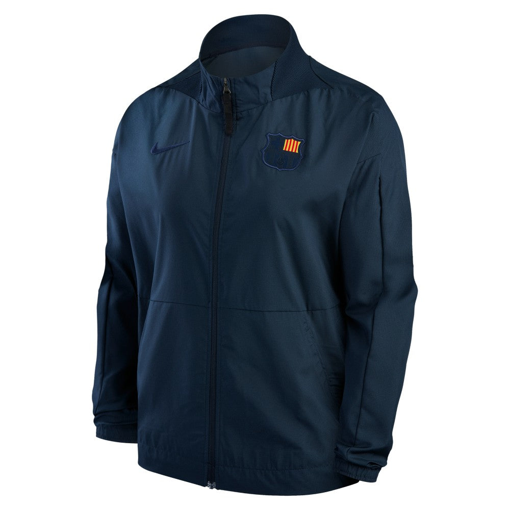 Barcelona Women's Team Anthem Raglan Performance Full-Zip Jacket Blue - Nike online