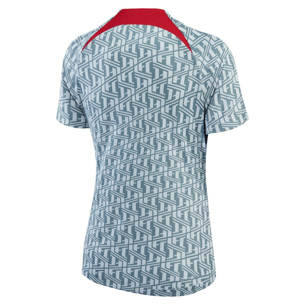 Liverpool Women's 2022/23 Pre-Match Raglan Performance Top Gray - Nike on sale