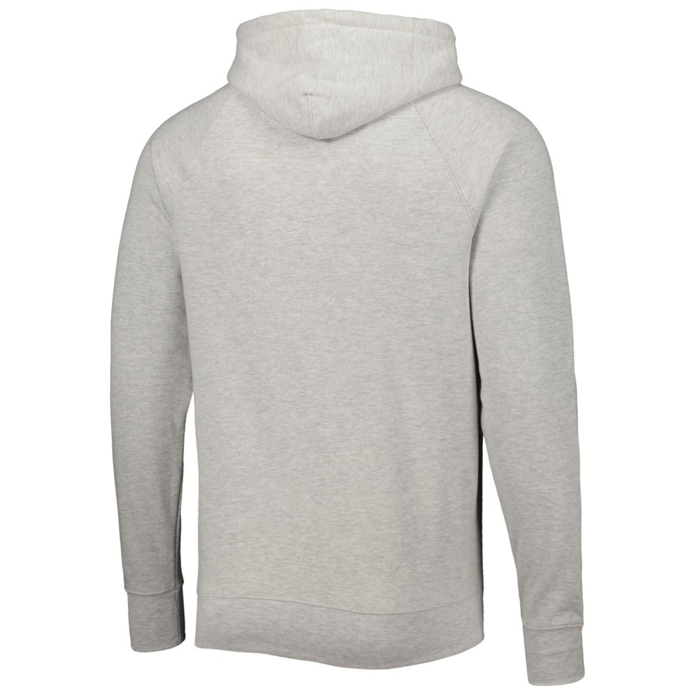 Tampa Bay Buccaneers Homage Retro Helmet Tri-Blend Raglan Pullover Hoodie - Ash Hoodies