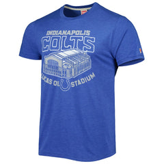 Indianapolis Colts Homage Stadium Tri-Blend T-Shirt - Royal T-shirts