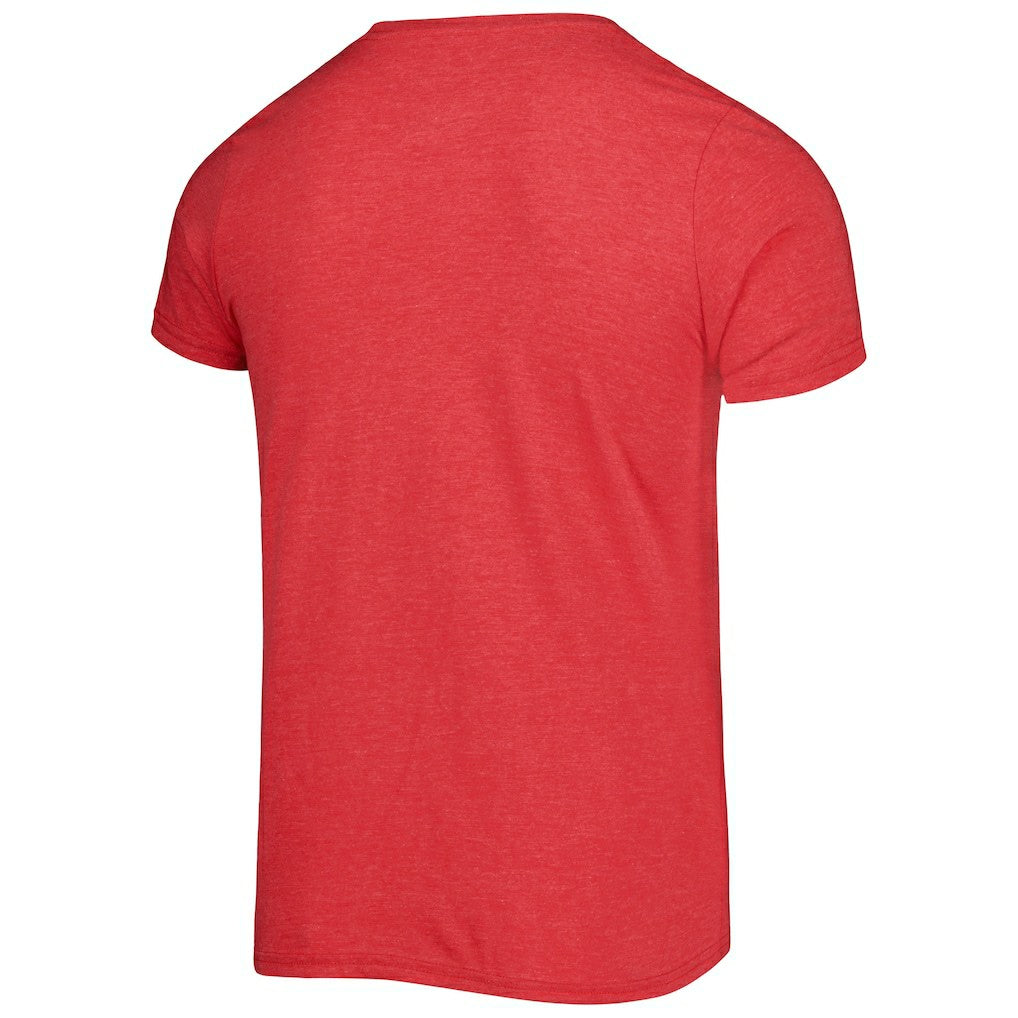 San Francisco 49ers Homage Stadium Tri-Blend T-Shirt - Scarlet T-shirts