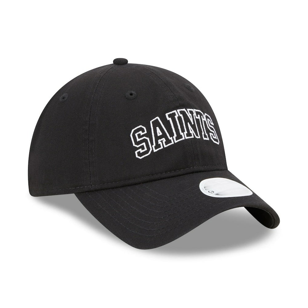 New Orleans Saints New Era Women's Collegiate 9TWENTY Adjustable Hat - Black Hats