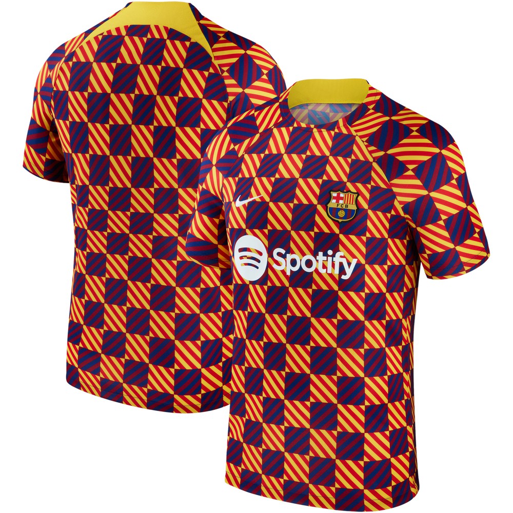 Barcelona 2023/24 Pre-Match Performance Top Yellow - Nike on sale