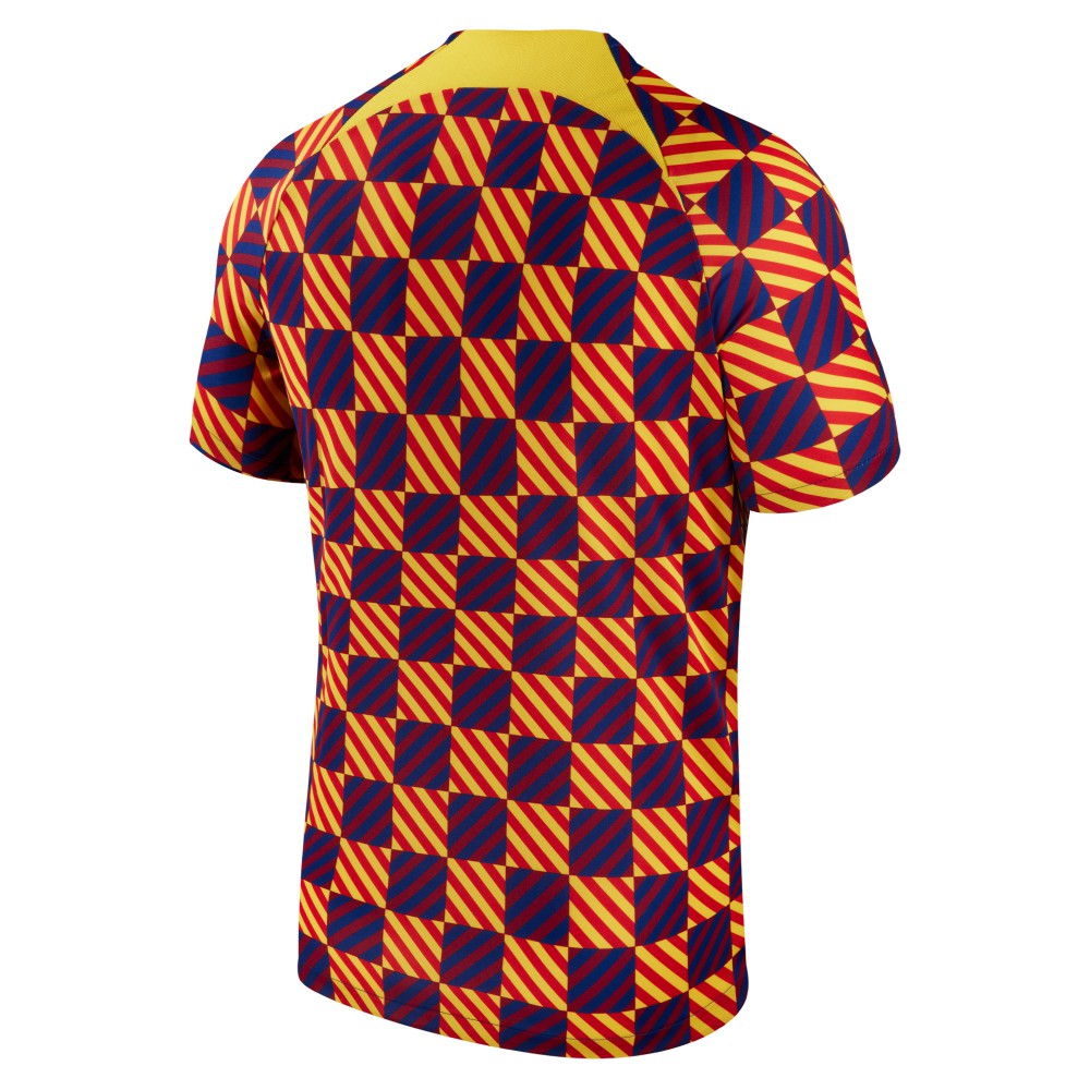 Barcelona 2023/24 Pre-Match Performance Top Yellow - Nike on sale