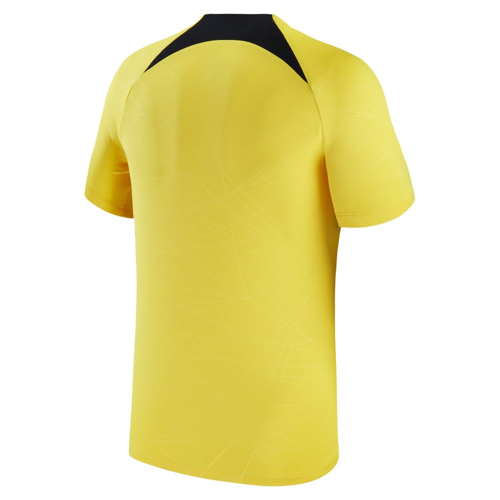 Paris Saint-Germain Jordan Brand 2022/23 Pre-Match Top Yellow - Jordan discount