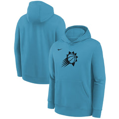 Phoenix Suns Youth 2022/23 City Edition Essential Pullover Hoodie Turquoise - Nike
