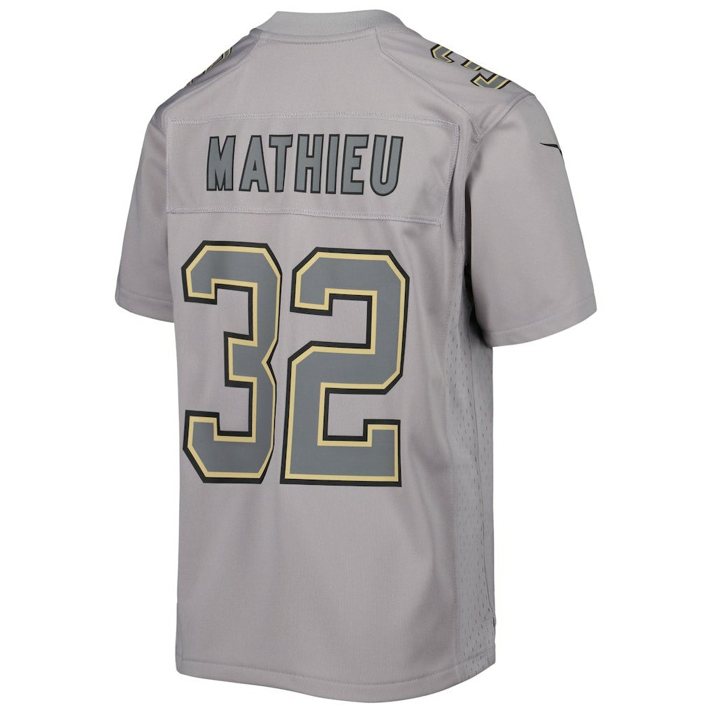 Tyrann Mathieu New Orleans Saints Youth Atmosphere Game Jersey - Gray Jerseys