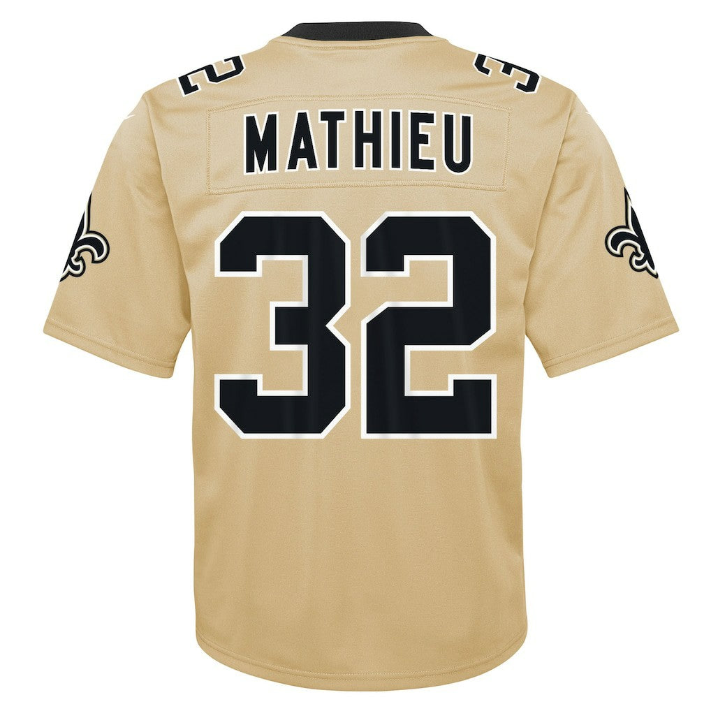 Tyrann Mathieu New Orleans Saints Youth Inverted Game Jersey - Gold Jerseys