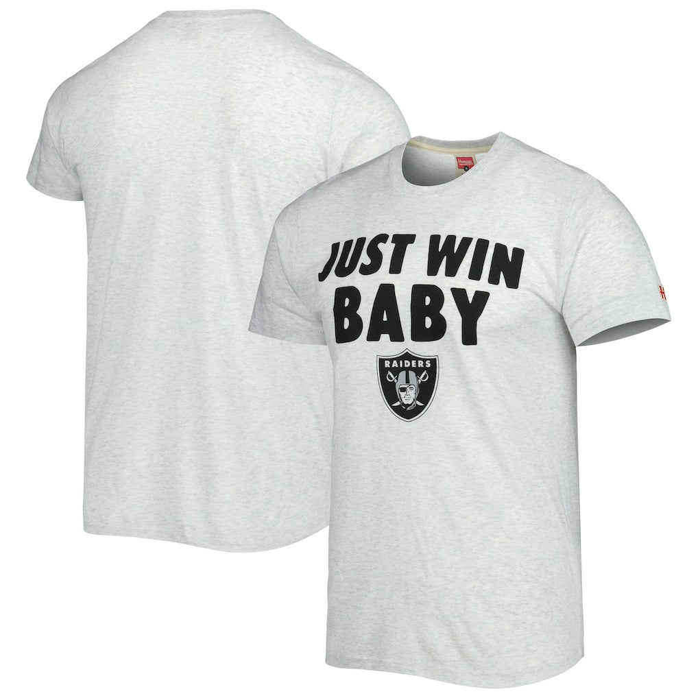 Las Vegas Raiders Homage Hyper Local Tri-Blend T-Shirt - Ash T-shirts