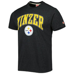 Pittsburgh Steelers Homage Hyper Local Tri-Blend T-Shirt - Charcoal T-shirts