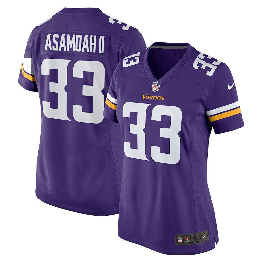 Brian Asamoah Minnesota Vikings Women's Player Game Jersey - Purple Jerseys