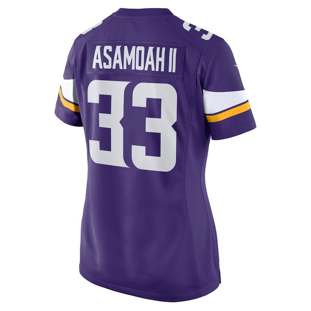 Brian Asamoah Minnesota Vikings Women's Player Game Jersey - Purple Jerseys