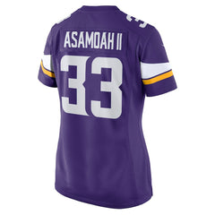 Brian Asamoah Minnesota Vikings Women's Player Game Jersey - Purple Jerseys