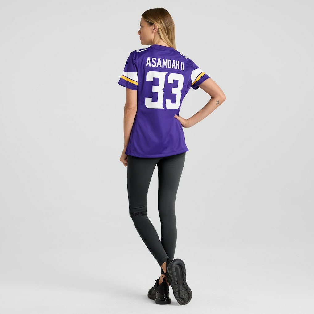 Brian Asamoah Minnesota Vikings Women's Player Game Jersey - Purple Jerseys