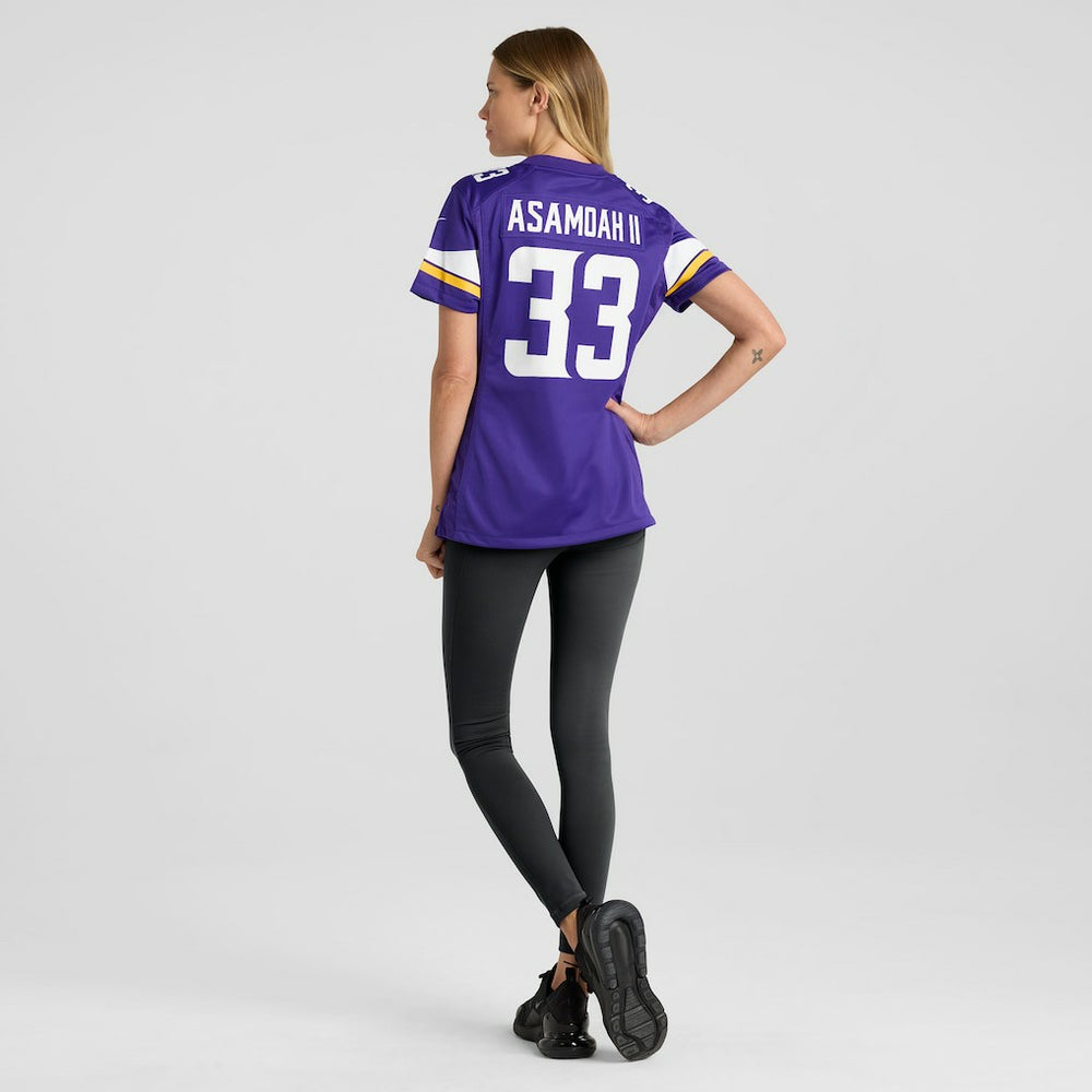 Brian Asamoah Minnesota Vikings Women's Player Game Jersey - Purple Jerseys