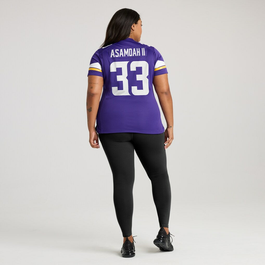 Brian Asamoah Minnesota Vikings Women's Player Game Jersey - Purple Jerseys