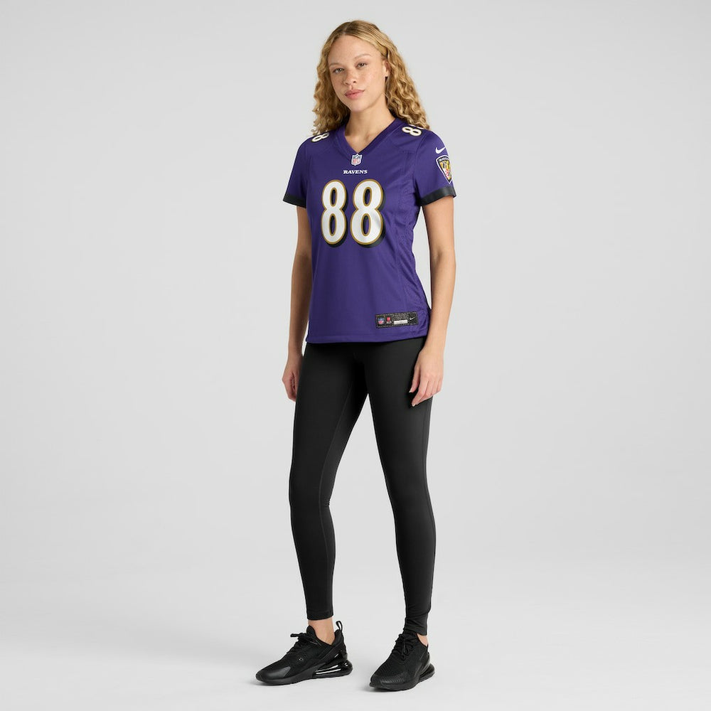 Charlie Kolar Baltimore Ravens Women's Player Game Jersey - Purple Jerseys