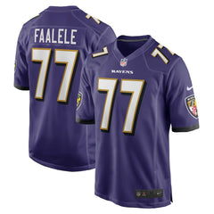 Daniel Faalele Baltimore Ravens Player Game Jersey - Purple Jerseys