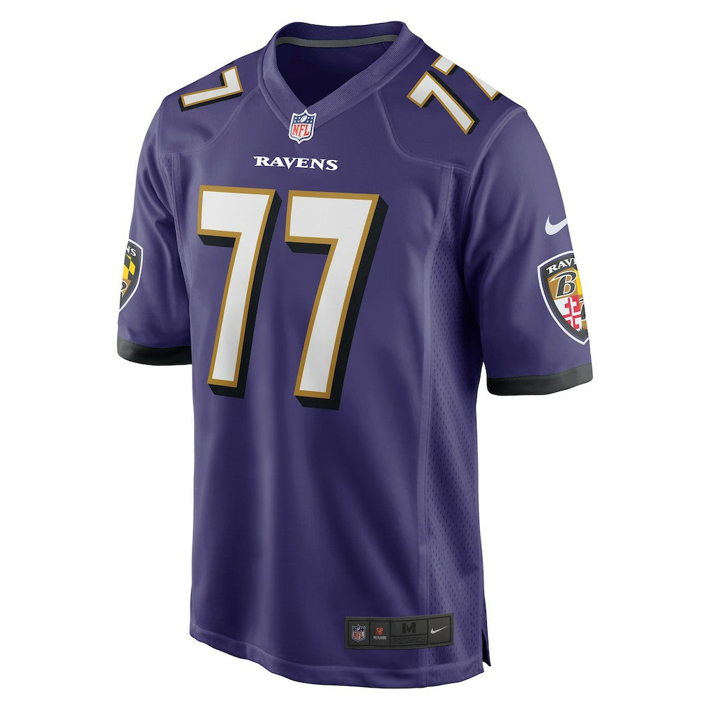 Daniel Faalele Baltimore Ravens Player Game Jersey - Purple Jerseys