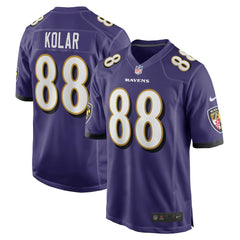 Charlie Kolar Baltimore Ravens Player Game Jersey - Purple Jerseys