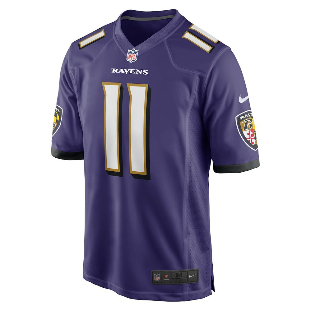 Jordan Stout Baltimore Ravens Player Game Jersey - Purple Jerseys