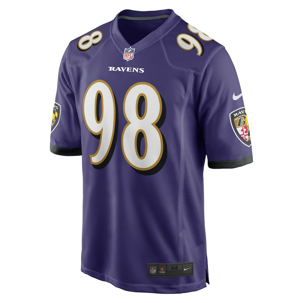 Travis Jones Baltimore Ravens Player Game Jersey - Purple Jerseys