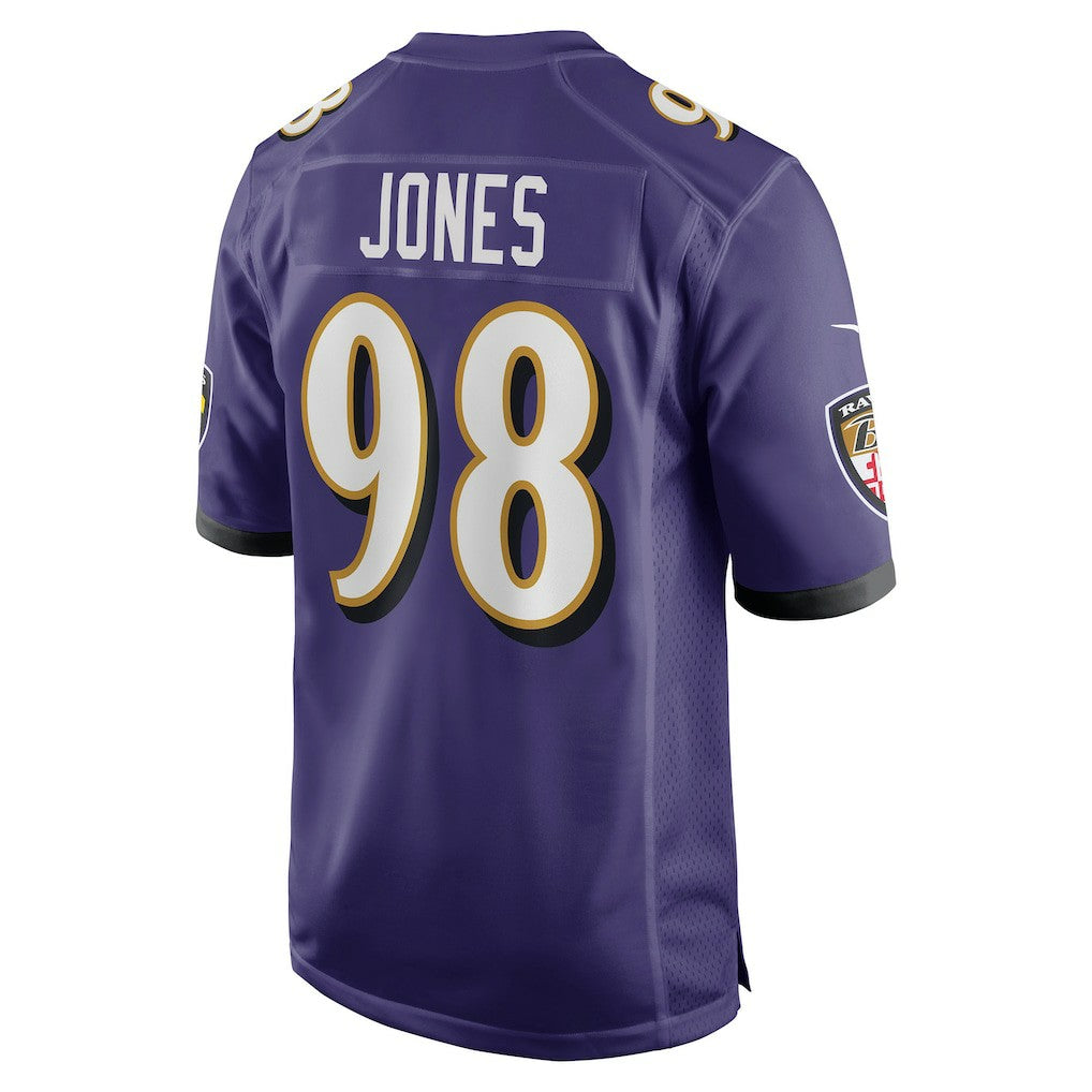 Travis Jones Baltimore Ravens Player Game Jersey - Purple Jerseys