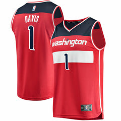 Johnny Davis Washington Wizards Youth Fast Break Replica Jersey Icon Edition Red - Fanatics