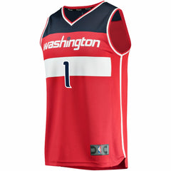 Johnny Davis Washington Wizards Youth Fast Break Replica Jersey Icon Edition Red - Fanatics