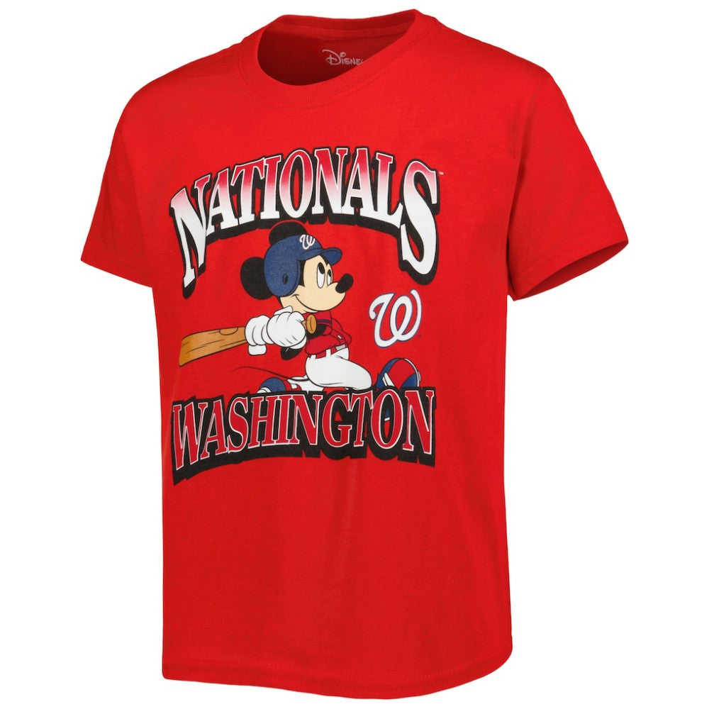 Washington Nationals Youth Disney Game Day T-Shirt - Red T-shirts