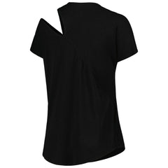 Green Bay Packers KIYA TOMLIN Women's Cut Out Tri-Blend Shirt - Black