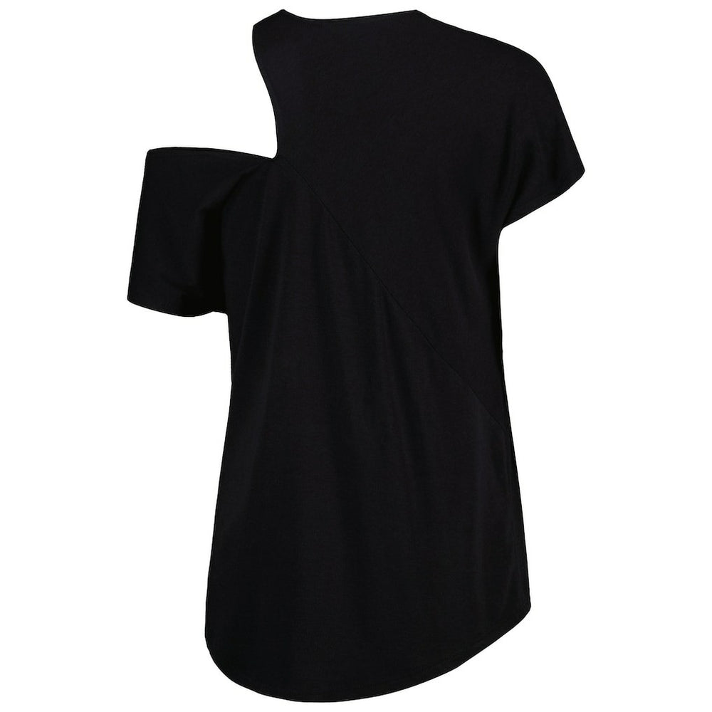 Philadelphia Eagles KIYA TOMLIN Women's Cut Out Tri-Blend Shirt - Black