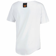 Washington Commanders KIYA TOMLIN Women's V-Neck T-Shirt - White T-shirts