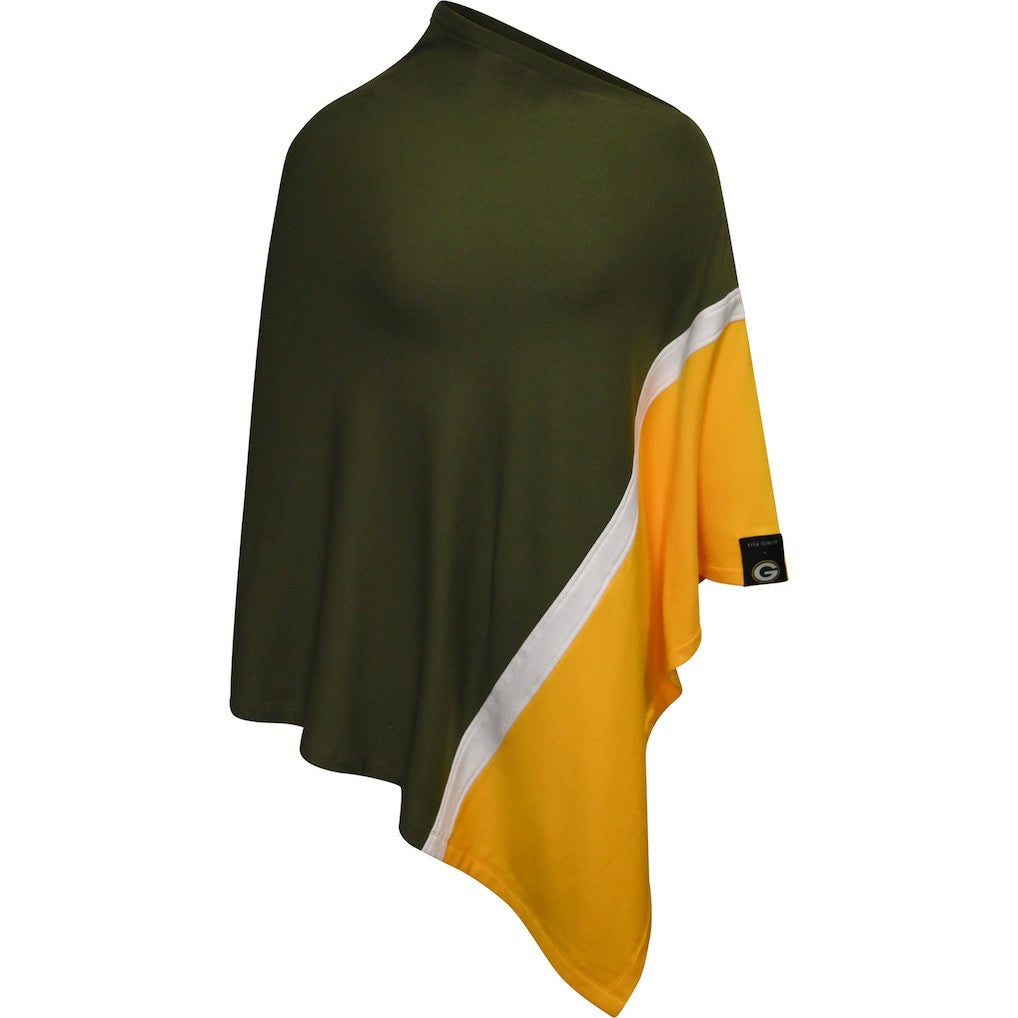 Green Bay Packers KIYA TOMLIN Women's Contraband Tri-Blend Poncho -