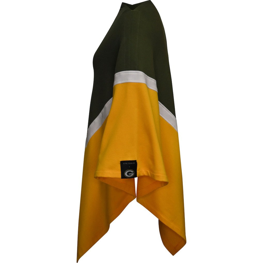 Green Bay Packers KIYA TOMLIN Women's Contraband Tri-Blend Poncho -