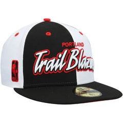 Script Pinwheel 59FIFTY Fitted Hat Black/White - New Era