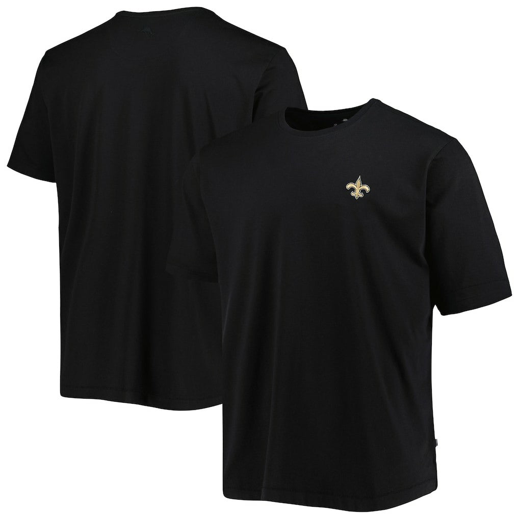 New Orleans Saints Bali Skyline T-Shirt - Black T-shirts
