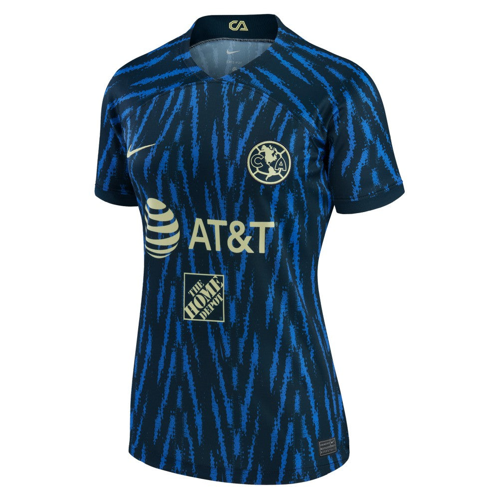 Club America Women's 2022/23 Away Replica Jersey Blue - Nike online