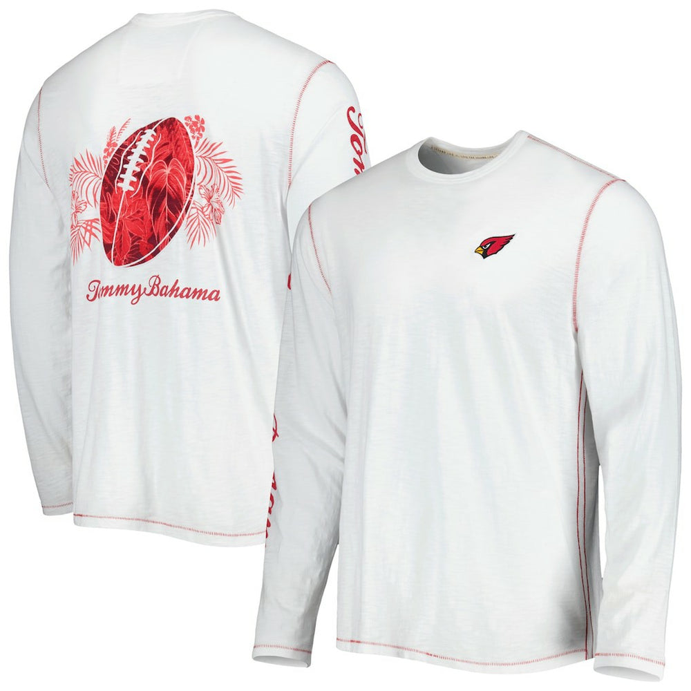 Arizona Cardinals Laces Out Billboard Long Sleeve T-Shirt - White T-shirts
