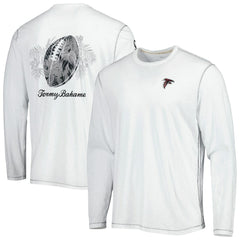 Atlanta Falcons Laces Out Billboard Long Sleeve T-Shirt - White T-shirts