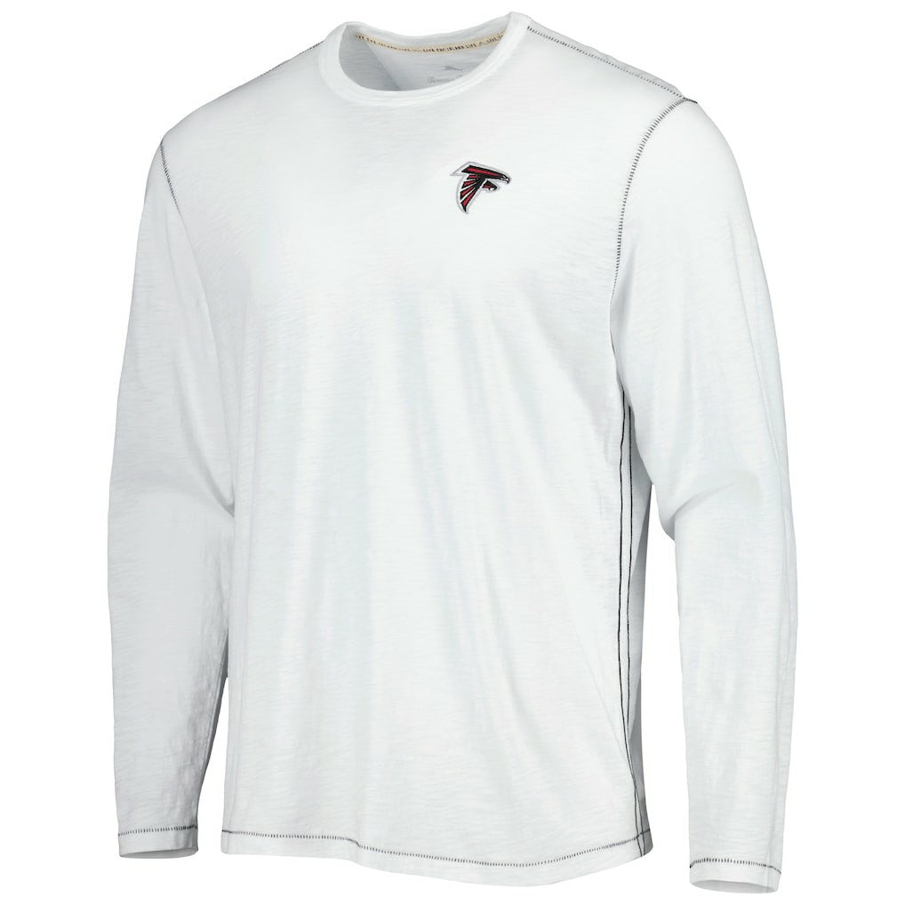Atlanta Falcons Laces Out Billboard Long Sleeve T-Shirt - White T-shirts