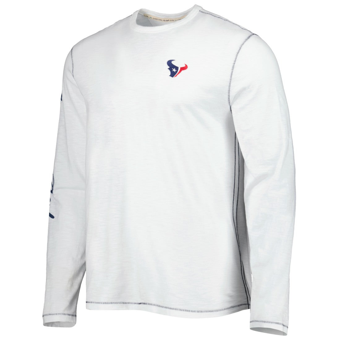 Houston Texans Laces Out Billboard Long Sleeve T-Shirt - White T-shirts