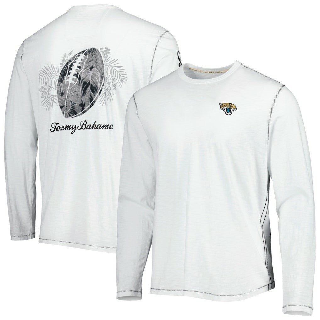 Jacksonville Jaguars Laces Out Billboard Long Sleeve T-Shirt - White T-shirts