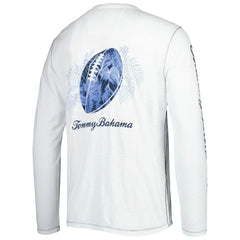 New England Patriots Laces Out Billboard Long Sleeve T-Shirt - White T-shirts