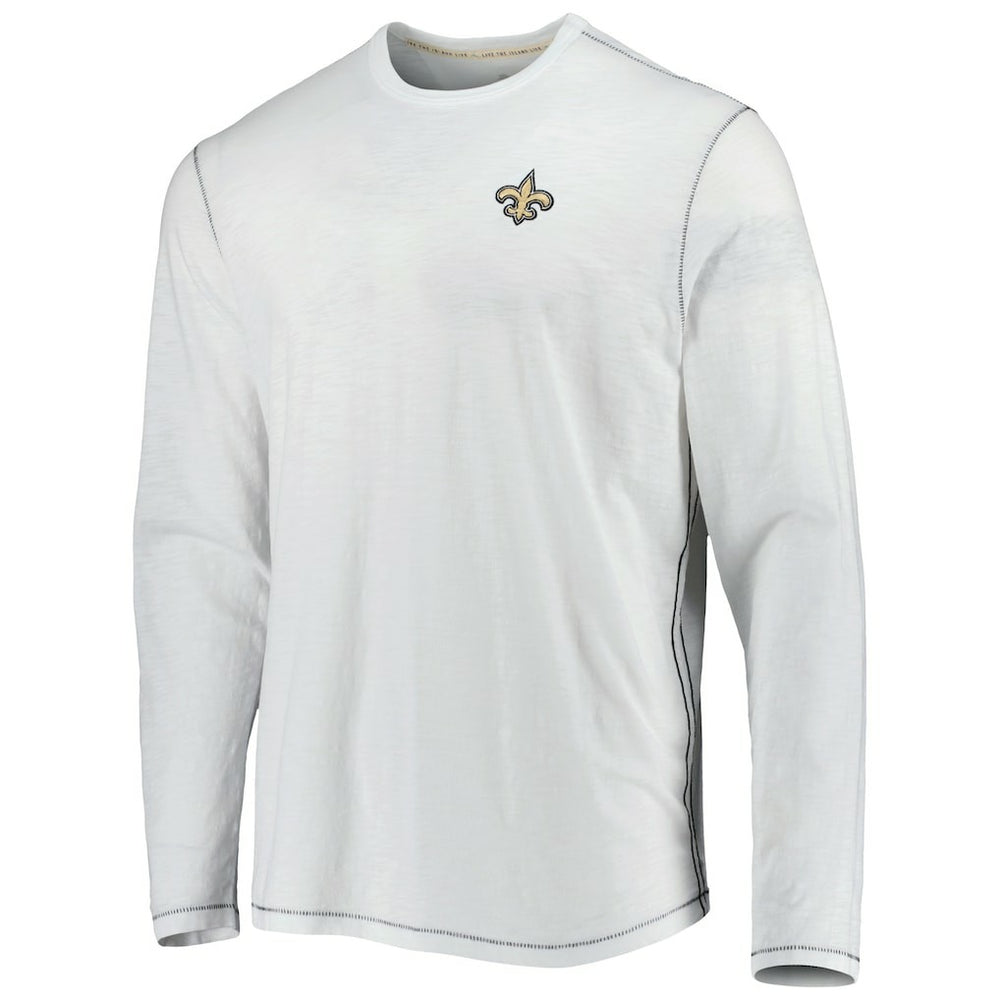 New Orleans Saints Laces Out Billboard Long Sleeve T-Shirt - White T-shirts