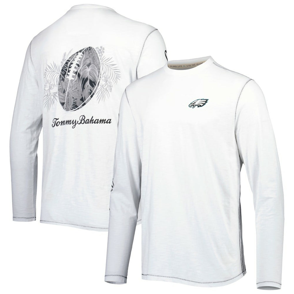 Philadelphia Eagles Laces Out Billboard Long Sleeve T-Shirt - White T-shirts