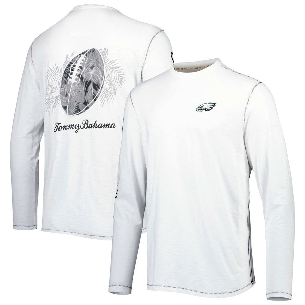 Philadelphia Eagles Laces Out Billboard Long Sleeve T-Shirt - White T-shirts