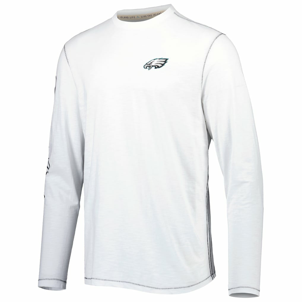 Philadelphia Eagles Laces Out Billboard Long Sleeve T-Shirt - White T-shirts
