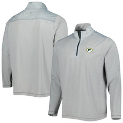 Green Bay Packers On Deck IslandZone Half-Zip Jacket - Gray Jackets
