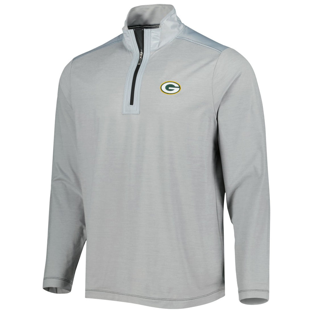 Green Bay Packers On Deck IslandZone Half-Zip Jacket - Gray Jackets